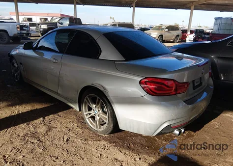 2018 BMW 430I z USA, uszkodzony, nr VIN WBA4Z1C56JEC59150